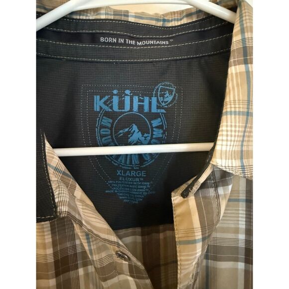 KUHL Mountain Grown Plaid Shirt Sz XL Men's - Picture 2 of 4